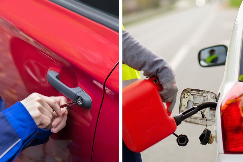 car lockdown and fuel delivery car lockdown and fuel delivery